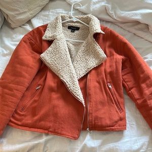 Cropped fleece jacket